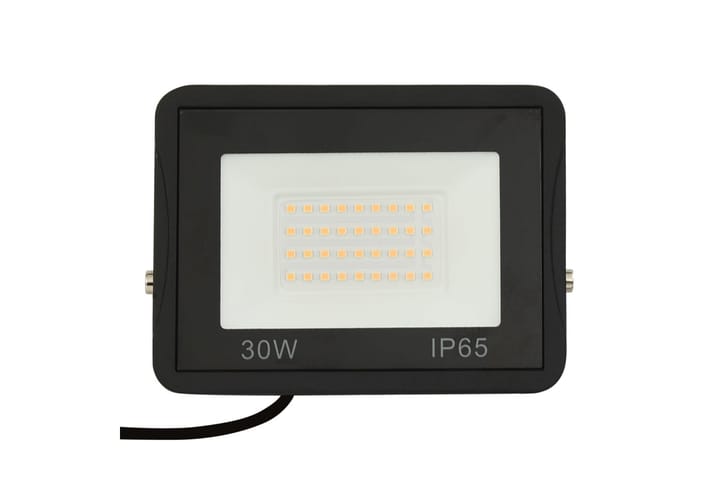 LED-valonheittimet 2 kpl 30 W kylmä valkoinen - Musta - Julkisivuvalaistus - Ulkovalaistus - Kohdevalot & valonheittimet