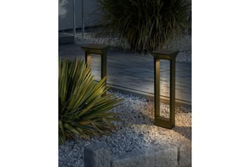 Lekstalio LED Aurinkokennovalaisin 60 cm - Musta - Valaistus - Ulkovalaistus - Aurinkokennovalaistus