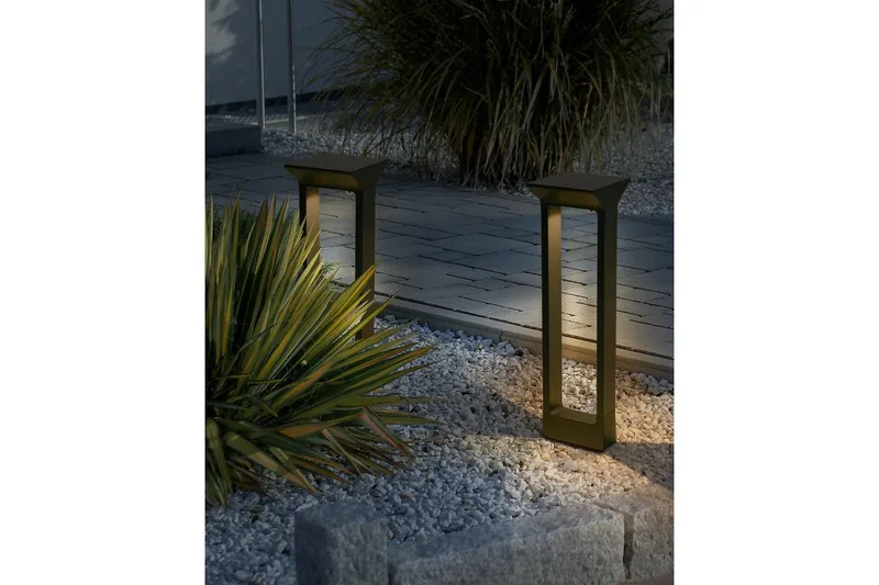 Lekstalio LED Aurinkokennovalaisin 60 cm - Musta - Valaistus - Ulkovalaistus - Aurinkokennovalaistus