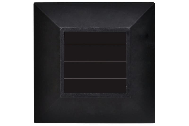 Aurinkovoimalla Toimiva LED Ulkovalosarja 12kpl 8,6x8,6x38cm - Musta - Valaistus - Ulkovalaistus - Maavalaistus