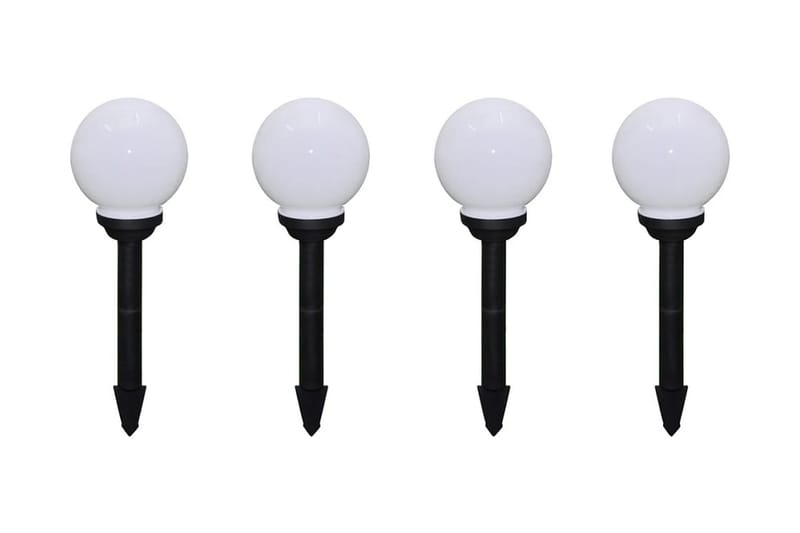Ulkolamput polulle 8 kpl LED 15 cm maapiikillä - Valkoinen - Valaistus - Ulkovalaistus - Maavalaistus