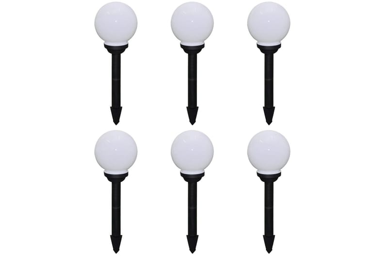 Ulkolamput polulle 6 kpl LED 20 cm maapiikillä - Keltainen - Valaistus - Ulkovalaistus - Maavalaistus