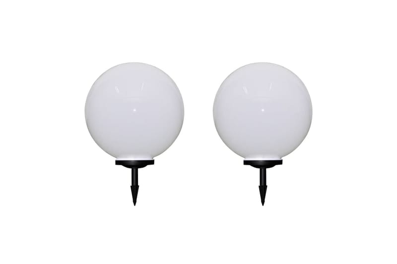 Ulkolamput polulle 2 kpl LED 50 cm maapiikillä - Valkoinen - Valaistus - Ulkovalaistus - Maavalaistus