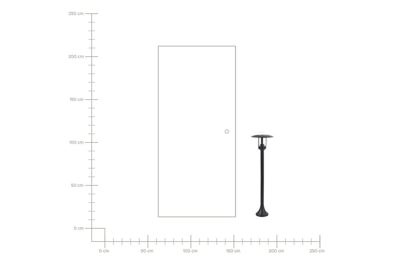 Palaia Pollarivalaisin 98 cm E27 - Musta - Valaistus - Ulkovalaistus - LED-valaistus ulkokäyttöön