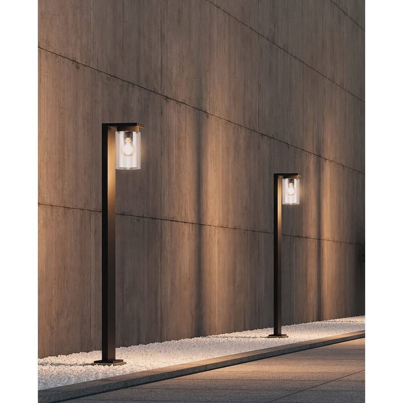 Pollari Ardila - 100 cm, Mattamusta - Valaistus - Ulkovalaistus - LED-valaistus ulkokäyttöön