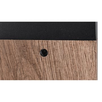 Pollari Ardila - 100 cm, Puu/mattamusta - Valaistus - Ulkovalaistus - LED-valaistus ulkokäyttöön