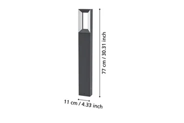 Pollari Eglo Riforano 770 mm - Musta/Valkoinen - Valaistus - Ulkovalaistus - LED-valaistus ulkokäyttöön