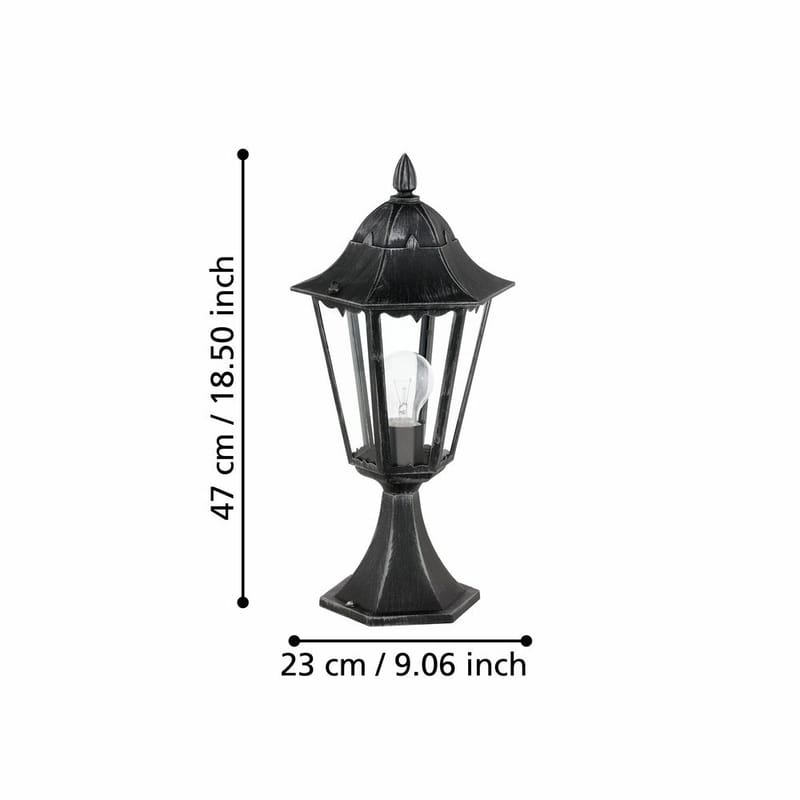 Pollarivalaisin Navedo - 23 cm - Valaistus - Ulkovalaistus - LED-valaistus ulkokäyttöön