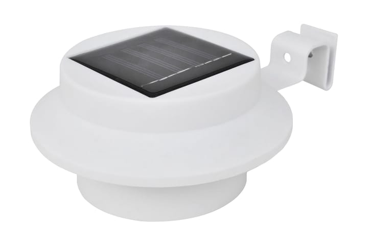 Aurinkovoimalla toimiva 6-osainen aitavalosarja valkoinen - Valkoinen - Pollari - Ulkovalaistus - LED-valaistus ulkokäyttöön - Pylväsvalaisimiet & porttilyhdyt