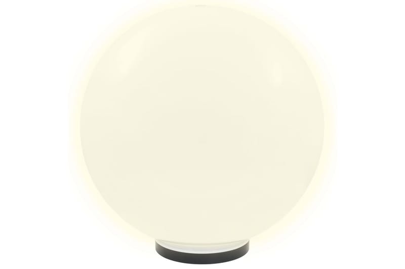 LED-pallovalaisimet 2 kpl 50 cm akryyli - Valkoinen - Valaistus - Ulkovalaistus - Pylväsvalaisimiet & porttilyhdyt