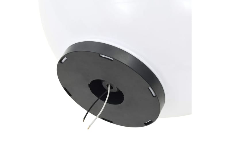 LED-pallovalaisimet 2 kpl 50 cm akryyli - Valkoinen - Valaistus - Ulkovalaistus - Pylväsvalaisimiet & porttilyhdyt