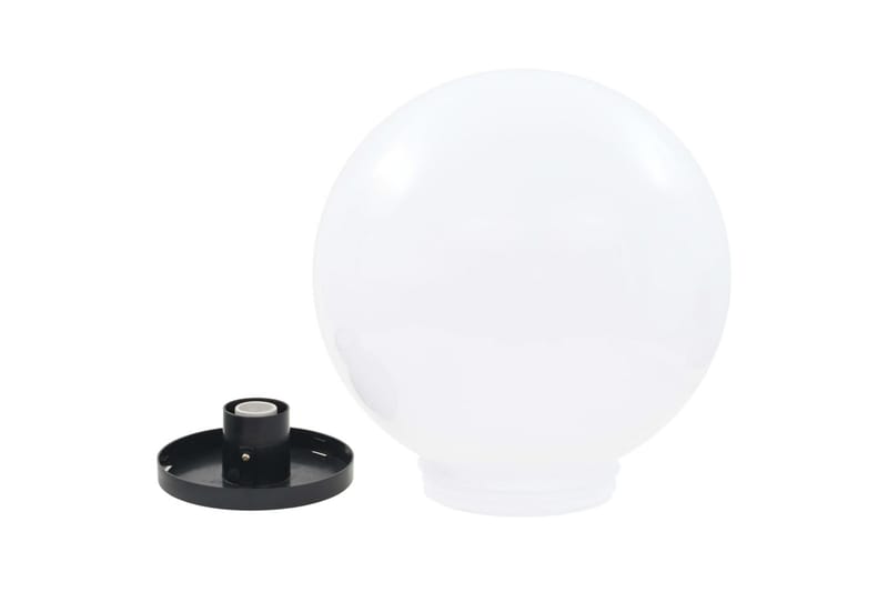 LED-pallovalaisimet 4 kpl 40 cm akryyli - Valkoinen - Valaistus - Ulkovalaistus - Pylväsvalaisimiet & porttilyhdyt