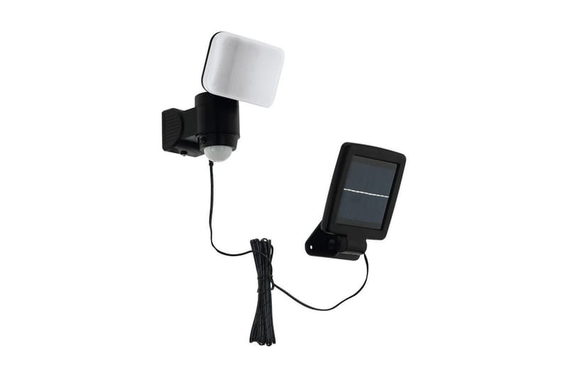 Ulkoseinävalaisin Eglo Casabas sensorilla musta, Musta/Valkoinen