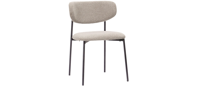 Lucy Ruokatuoli, Greige buklee / Metallijalat musta