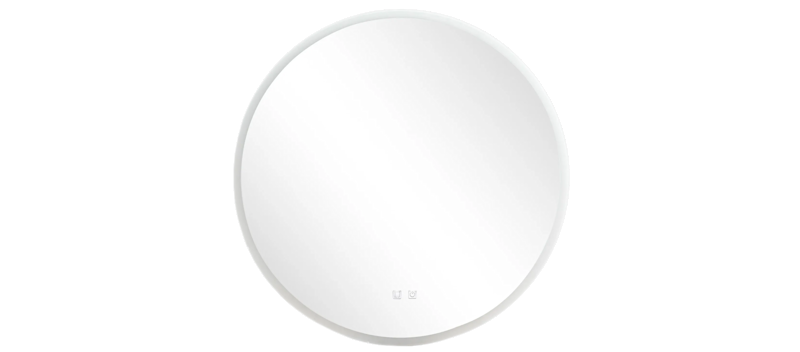Clas Pyöreä Kylpyhuoneen Peili LED-valaistuksella 120 cm, Anti-Fog ja Touch-ohjaus