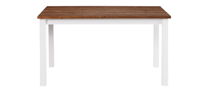 Ruokapöytä Octavia 180 cm Jatkettava, Valkoinen/Luonnonväri