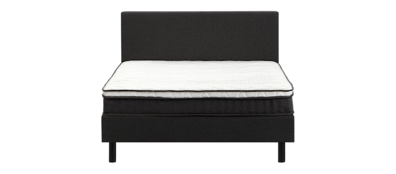 Sänkypaketti Flowella 160x200 cm, Tummanharmaa