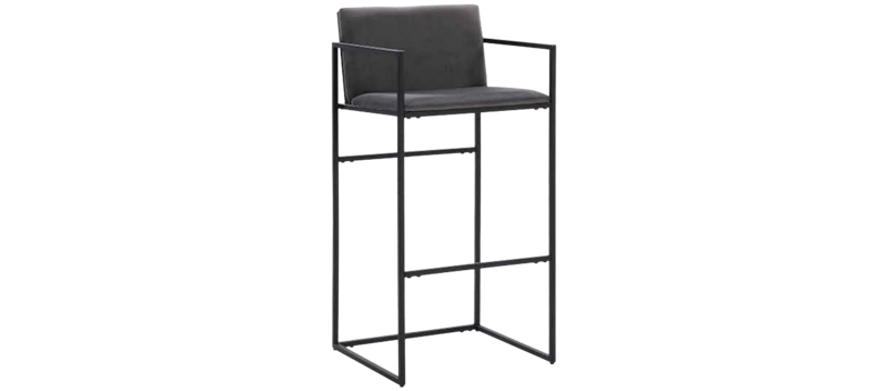 Baarituoli Luján 96 cm, Musta