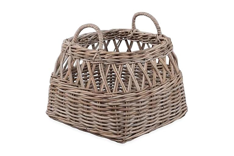 Punottu kori & rottinkikori