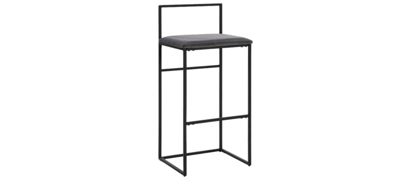 Baarituoli Creus 93 cm, Musta