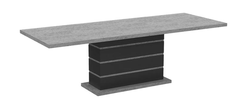 Ruokapöytä Griffith Jatkettava 200/240 cm, Harmaa/Musta