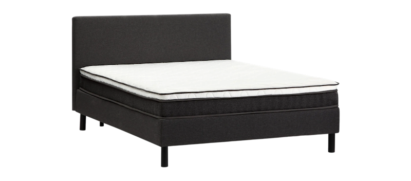 Sänkypaketti Flowella 180x200 cm, Tummanharmaa