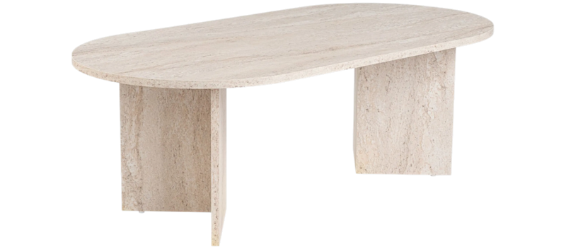 Sohvapöytä Hasina Travertiini, Travertiini