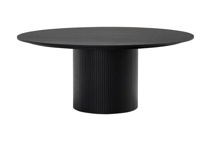 Ruokapöytä Kopparbo 180 cm Pyöreä, Musta