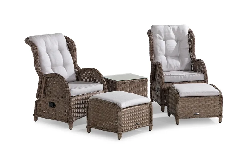 Parvekeryhmä Marcus 2 mekanismituolia pehmusteilla, Luonnonväri