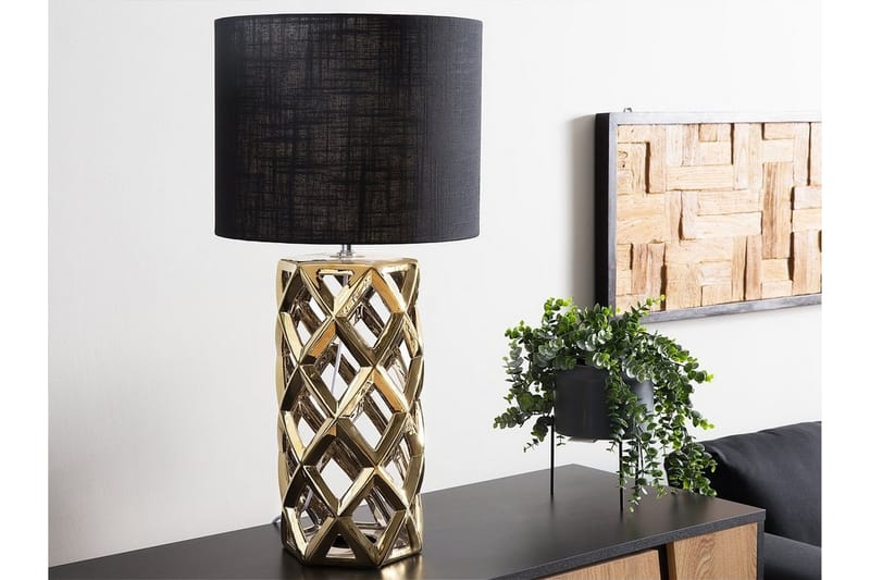 Pöytävalaisin Selja 35 cm, Musta